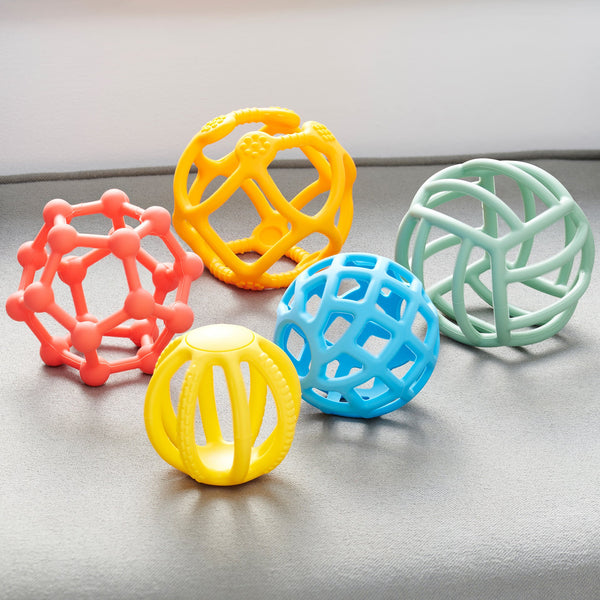Silisoft Flexi Balls Rainbow 5 Pack