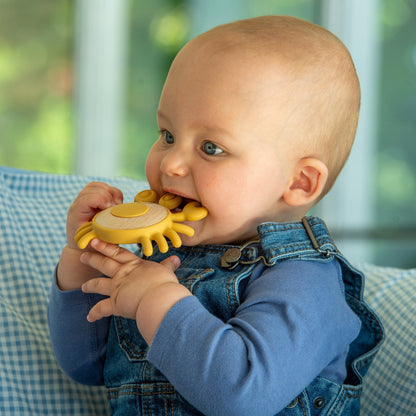 Silisoft Crab Teether Neutral
