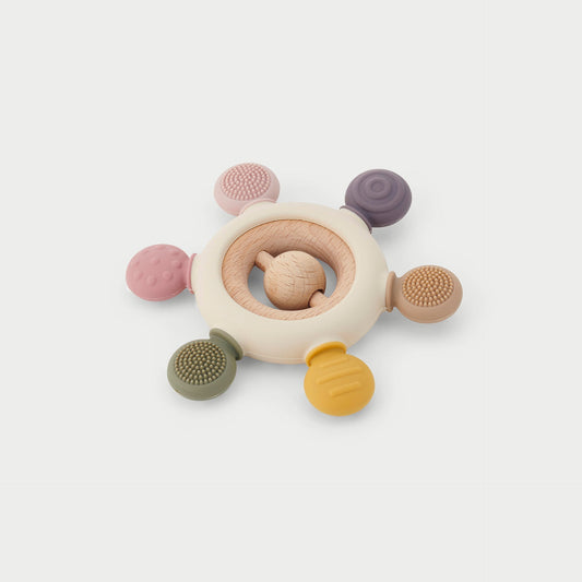 Silisoft Rattle Teether Earth