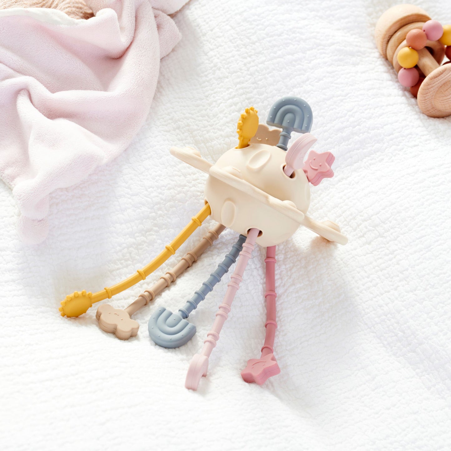Silisoft Zip Pull Toy Earth