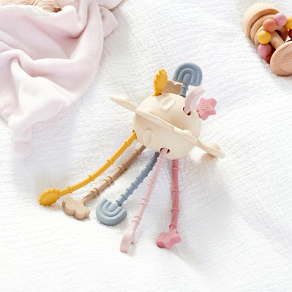 Silisoft Zip Pull Toy Earth