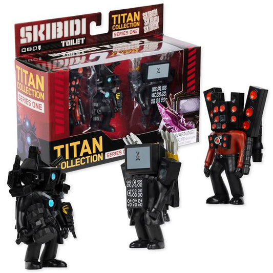 Skibidi Toilet Titan 3 Pack