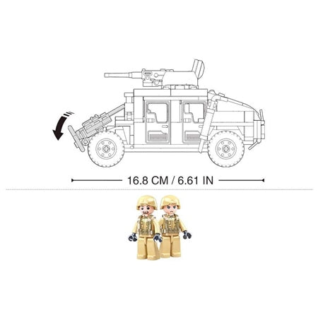 Sluban Hummer Assault Vehicle