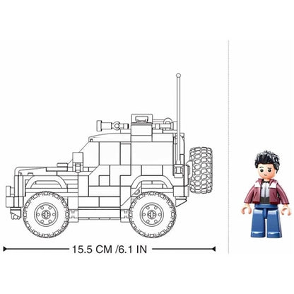 Sluban (Tank) Orange SUV