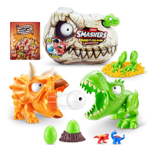 Smashers Dino Island Mini T-Rex Battle Playset