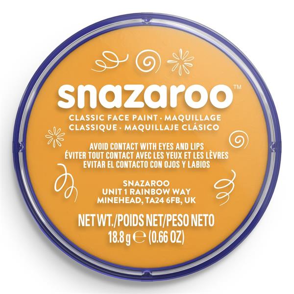 Snazaroo Yellow Ochre Face Paint 18ml