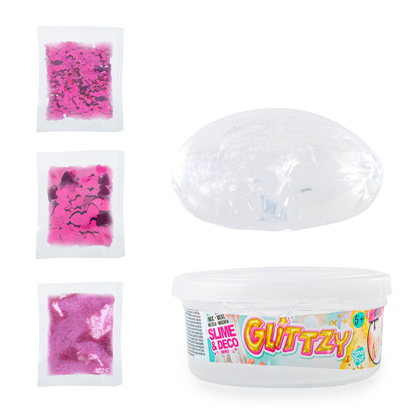 So Slime Glitzy Slime Pots Assorted