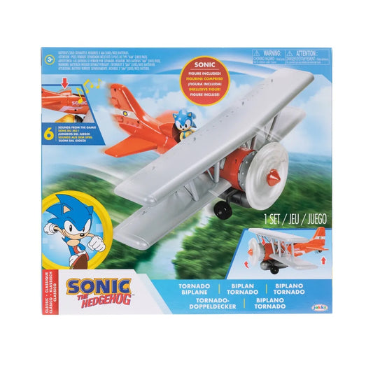 Sonic 2.5" Tornado BiPlane Playset