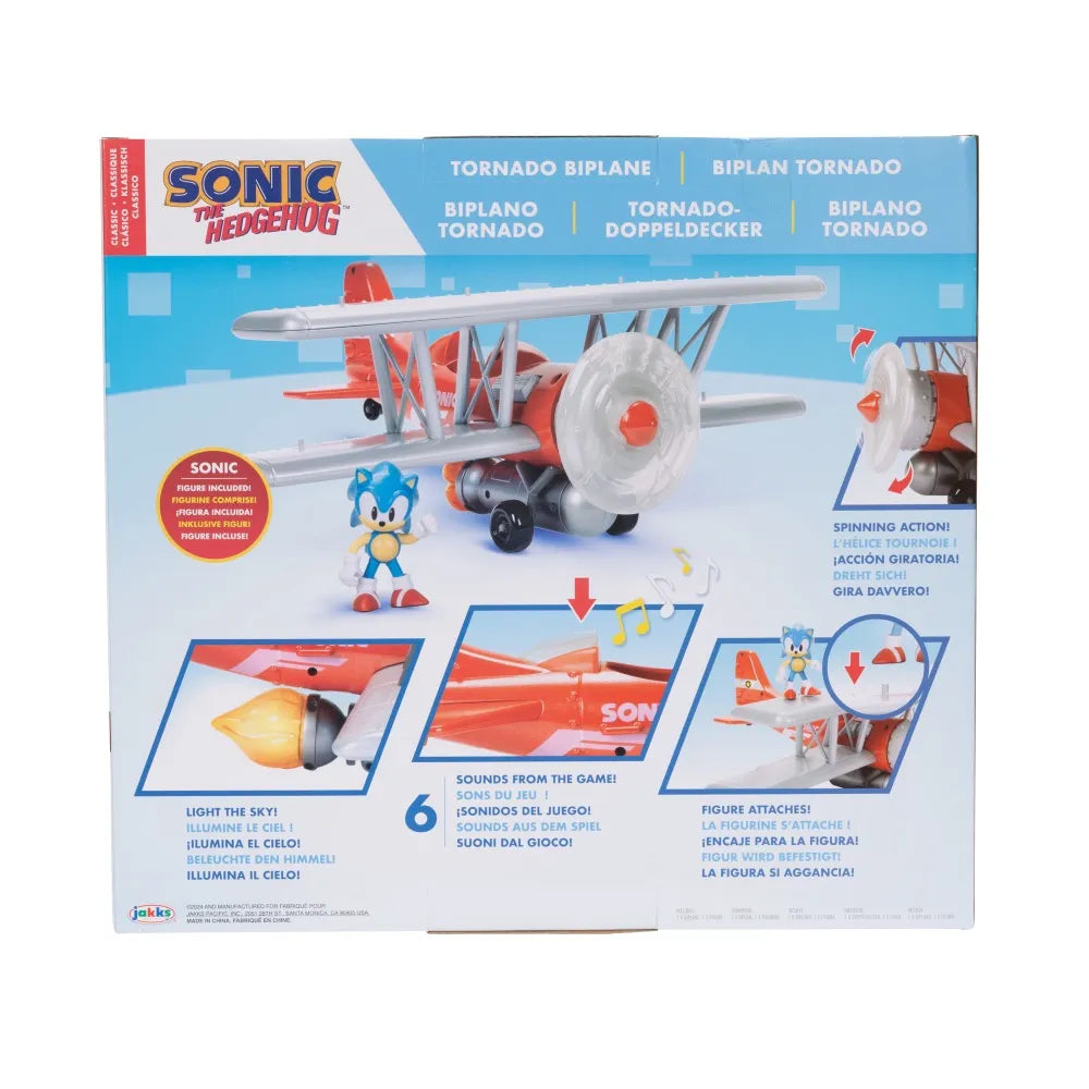 Sonic 2.5" Tornado BiPlane Playset