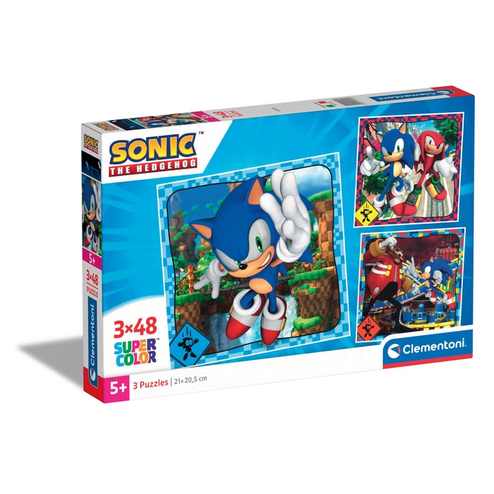 Sonic 3 x 48 Piece Jigsaw Puzzle