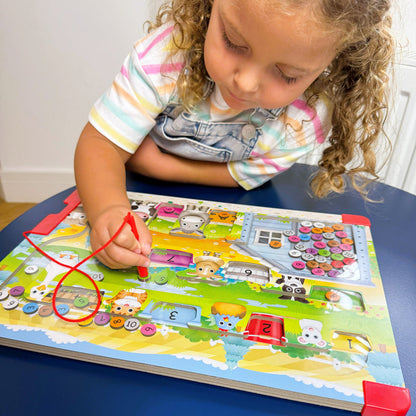 Sort & Learn Magnetic Puzzle Counting