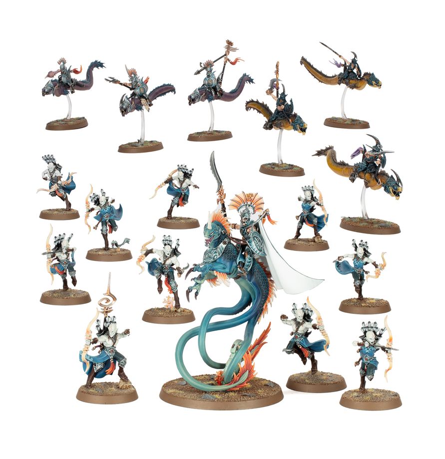 Warhammer Age Of Sigmar Spearhead Idoneth Deepkin Akhelian Tide Guard