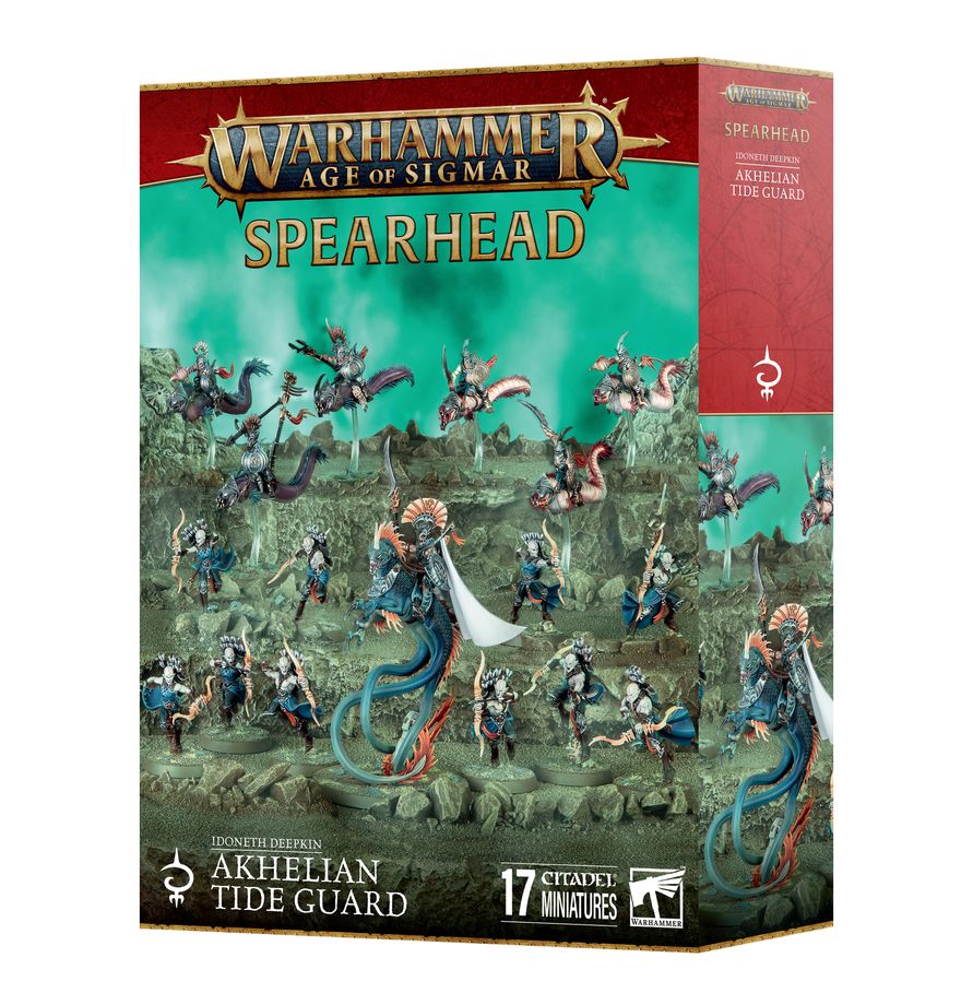 Warhammer Age Of Sigmar Spearhead Idoneth Deepkin Akhelian Tide Guard