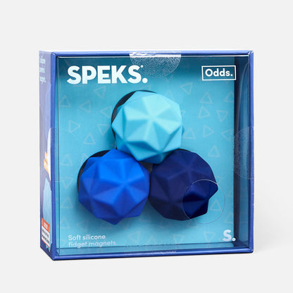 Speks Odds Peaks Blue Silicone Magnet 3 Pack