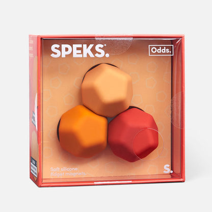 Speks Odds Planes Orange Silicone Magnet 3 Pack