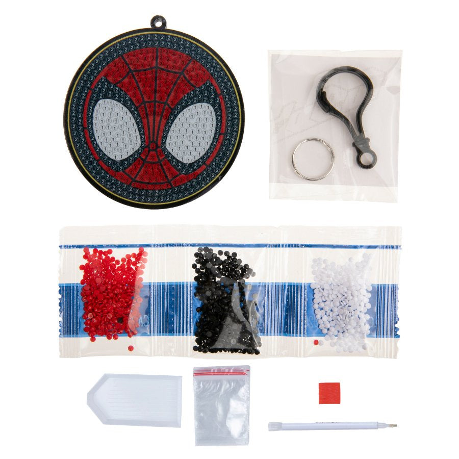 Spiderman Crystal Art Bag Charm