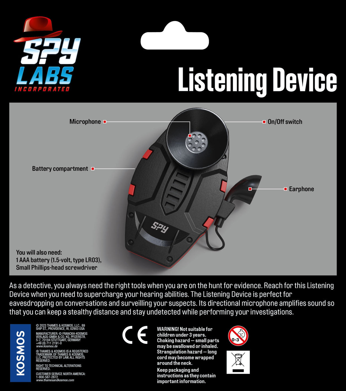 Spy Labs Listening Device