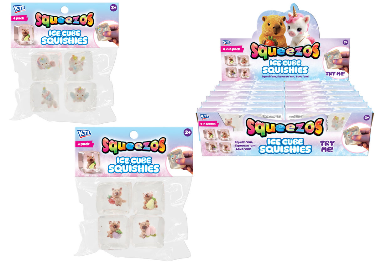 Squish Ice Cubes 4 pk