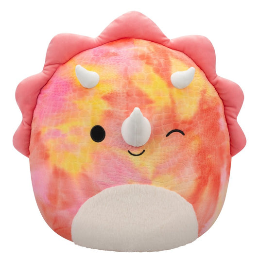 Squishmallows 16" Trinity Tie Dye Triceratops