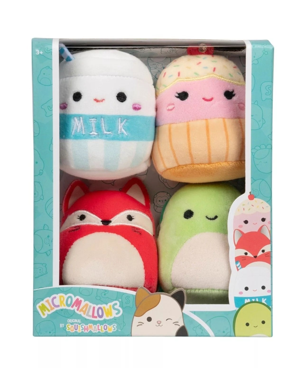 Squishmallows Micro Mallows 4pk Plush 2.5"