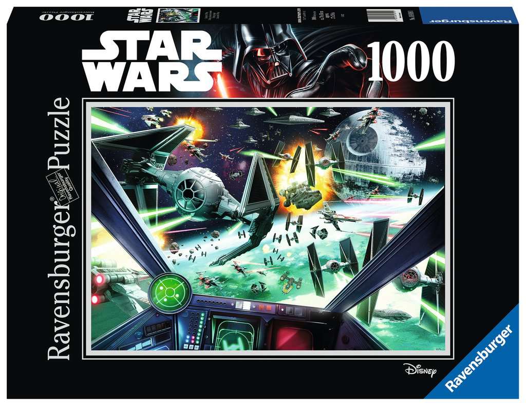 Ravensburger Star Wars X Wing Cockpit  1000 Piece Jigsaw Puzzle