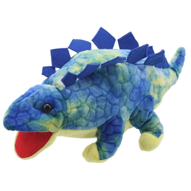 Baby Dinos Blue Stegosaurus Puppet