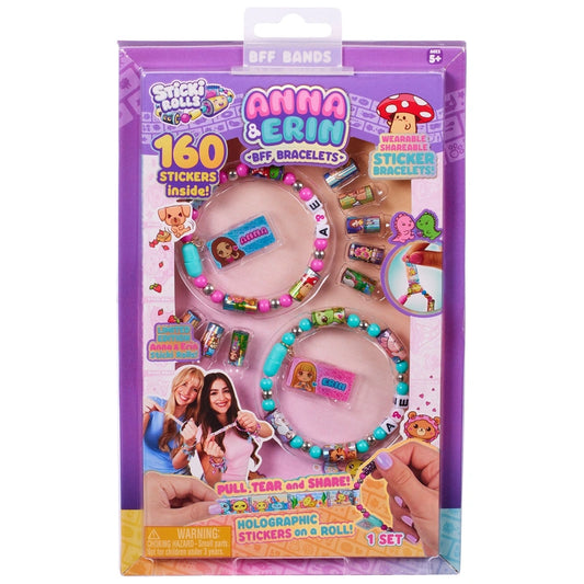 Sticki Rolls Anna & Erin Sticker Jewellery Making Set BFF Bracelets