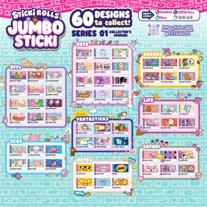 Sticki Rolls Jumbo Mystery Sticki Roll