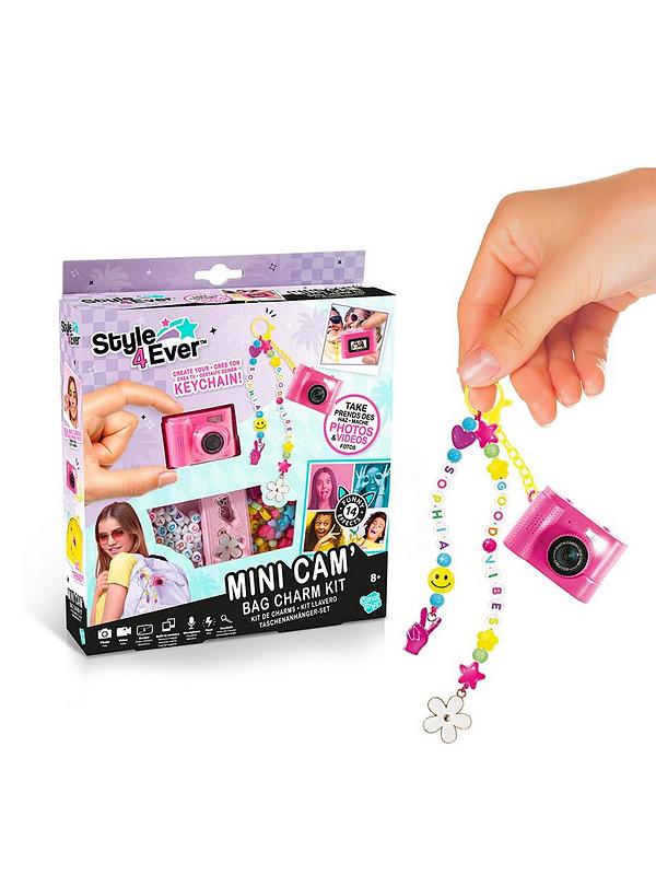 Style 4 ever Mini Cam Bag Charm