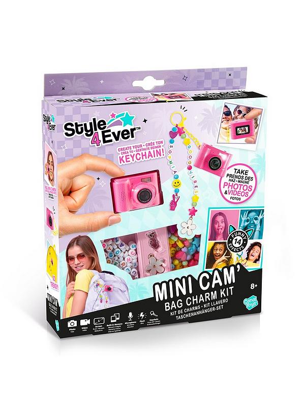 Style 4 ever Mini Cam Bag Charm