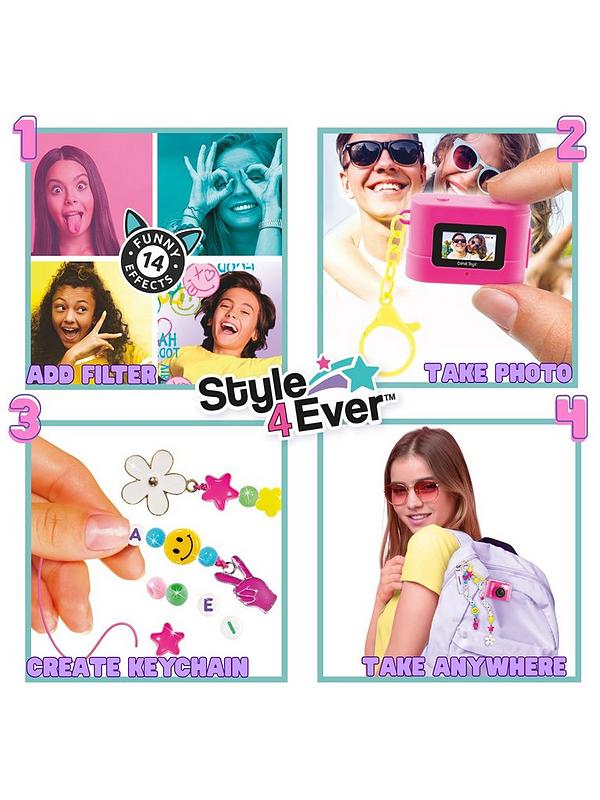 Style 4 ever Mini Cam Bag Charm