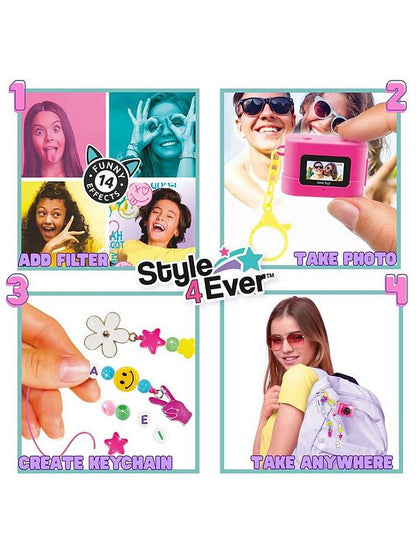Style 4 ever Mini Cam Bag Charm