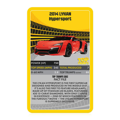 Top Trumps Supercars