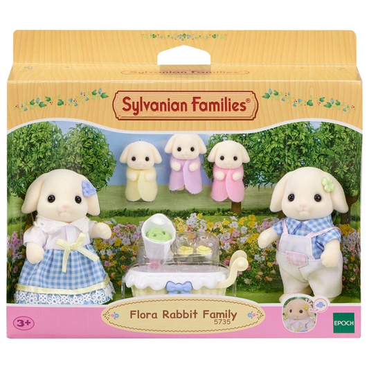 Sylvanian Families Flora Rabbit Family