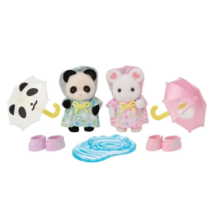 Sylvanian Families Nursery Friends Rainy Day Duo