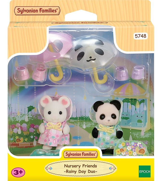 Sylvanian Families Nursery Friends Rainy Day Duo