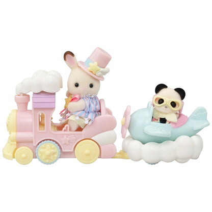 Sylvanian Families Amusement Park Plane & Train Ride