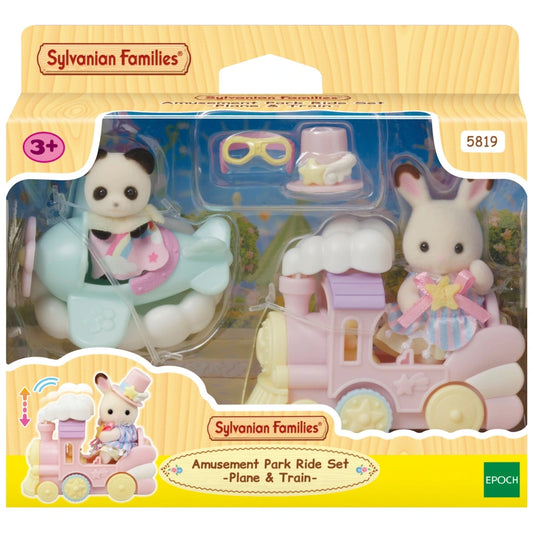 Sylvanian Families Amusement Park Plane & Train Ride