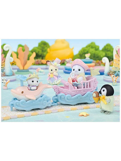 Sylvanian Families Amusement Park Ride Set - Ride The Waves
