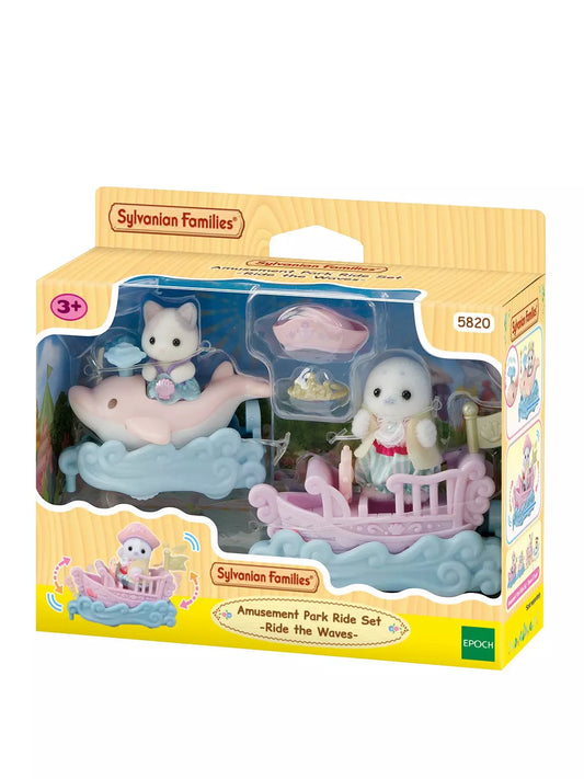 Sylvanian Families Amusement Park Ride Set - Ride The Waves
