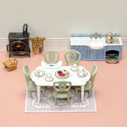Sylvanian Families Red Roof Riverside Manor Elegant Dining Room