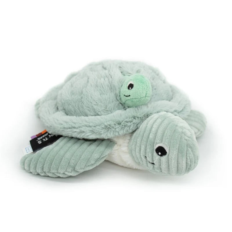 Les Ptipotos Tilly Turtle Mum & Baby Soft Toy