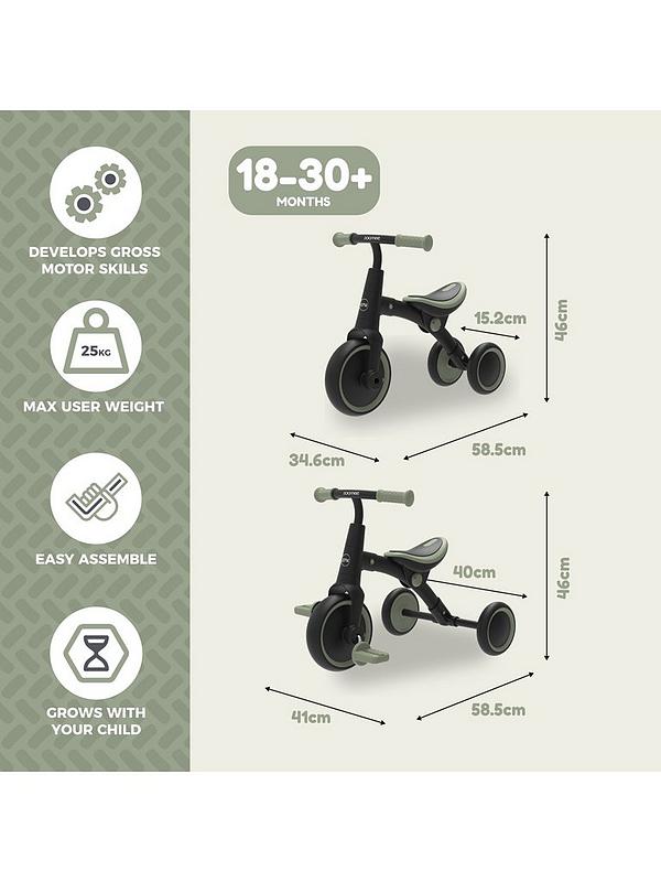 TP Zoomee Balance Bike to Trike