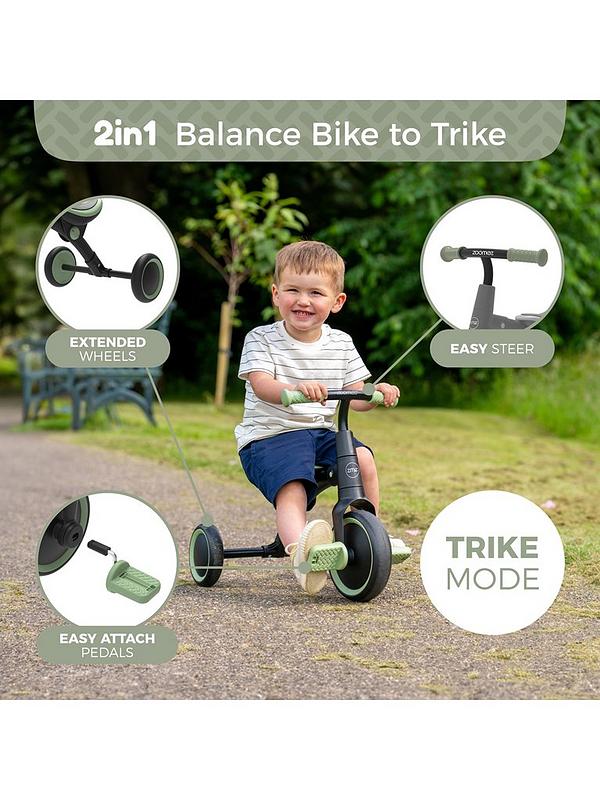 TP Zoomee Balance Bike to Trike