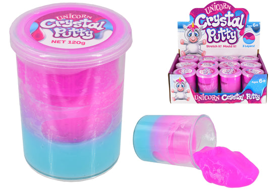 Unicorn Rainbow Crystal Putty