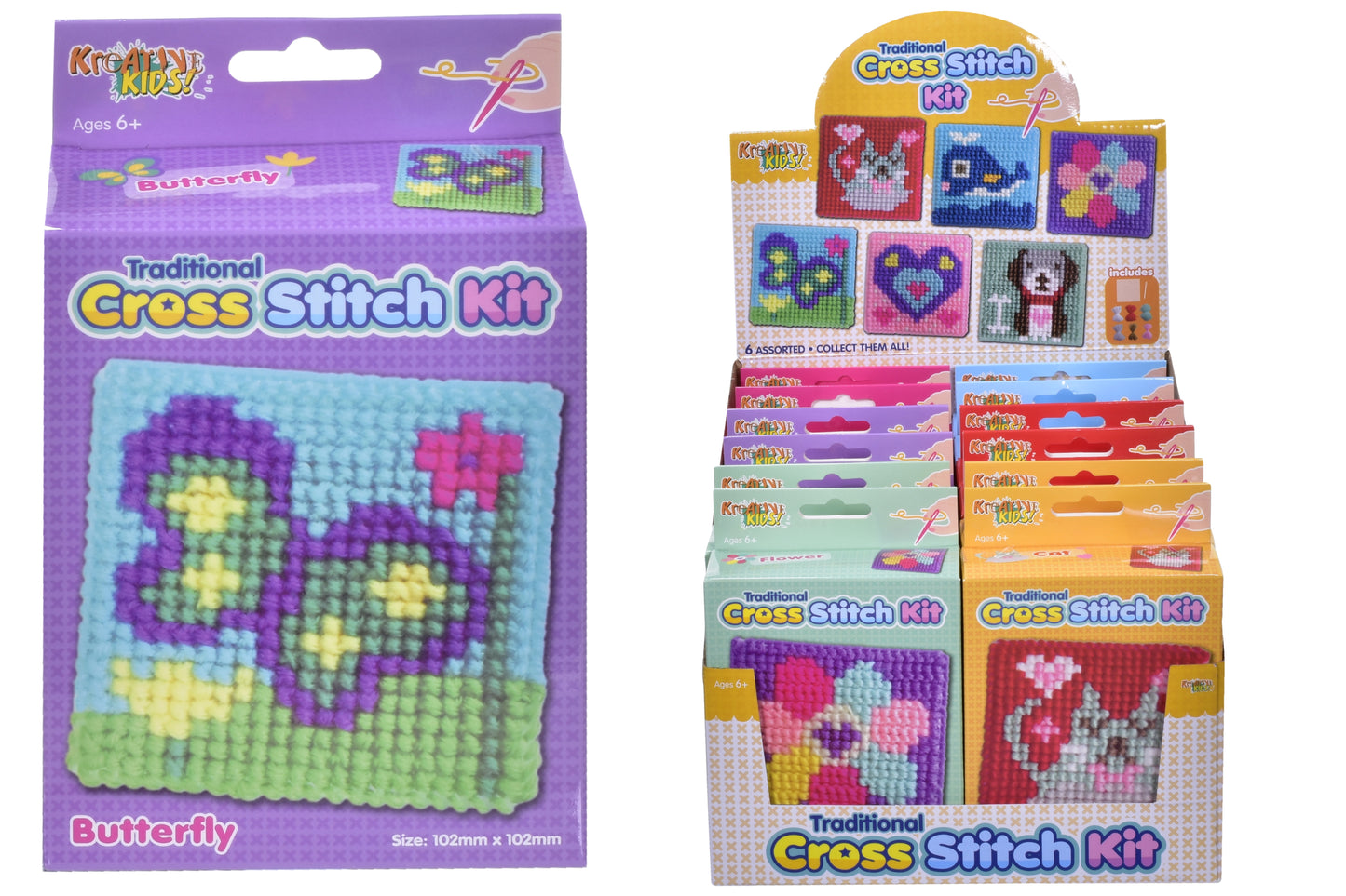 CROSS STITCH KITS 6 ASST