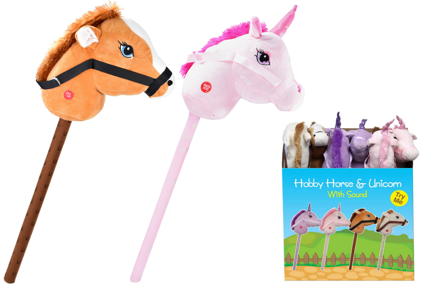 HOBBY HORSE & UNICORN ASSORTED