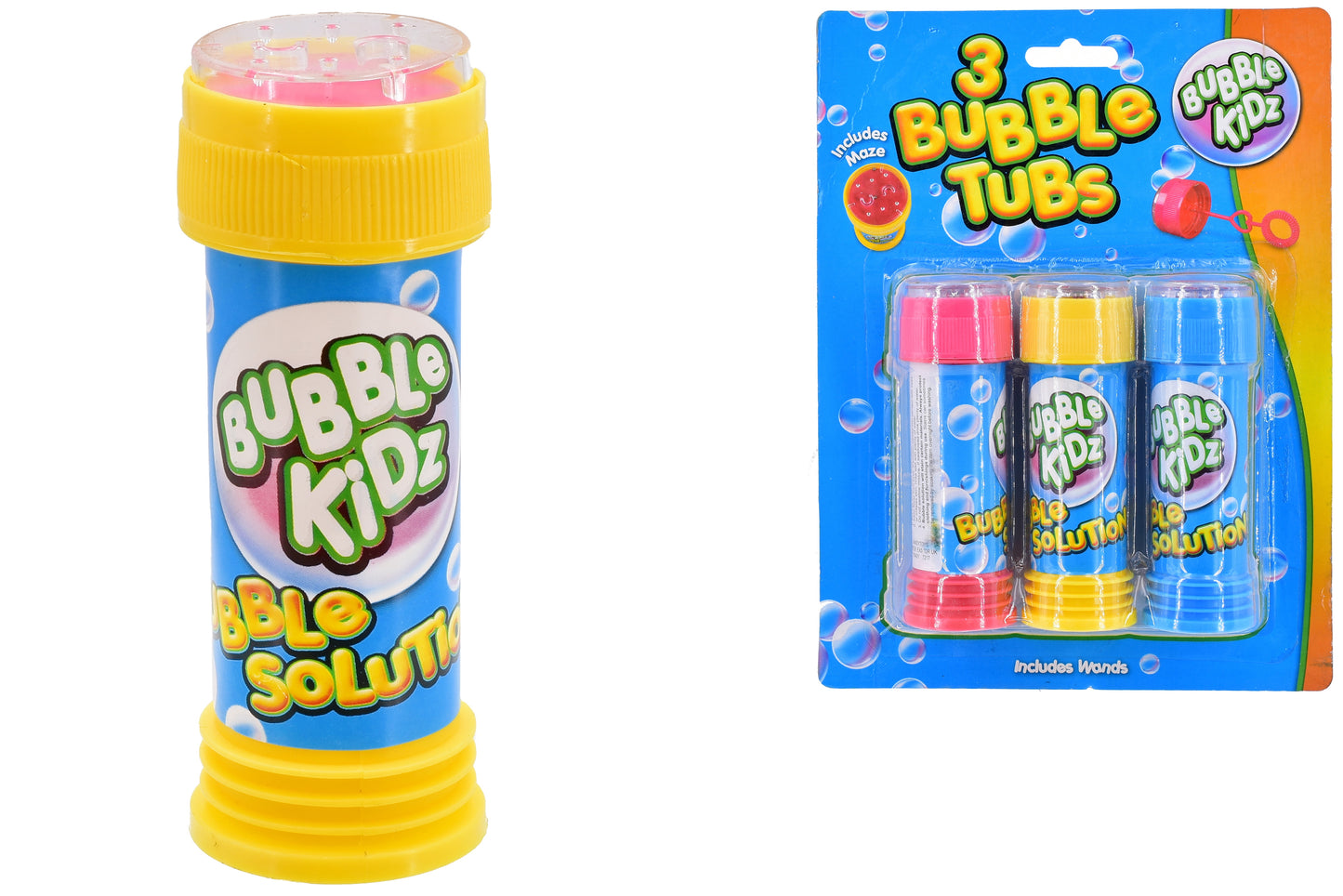 Bubbles pack of 3