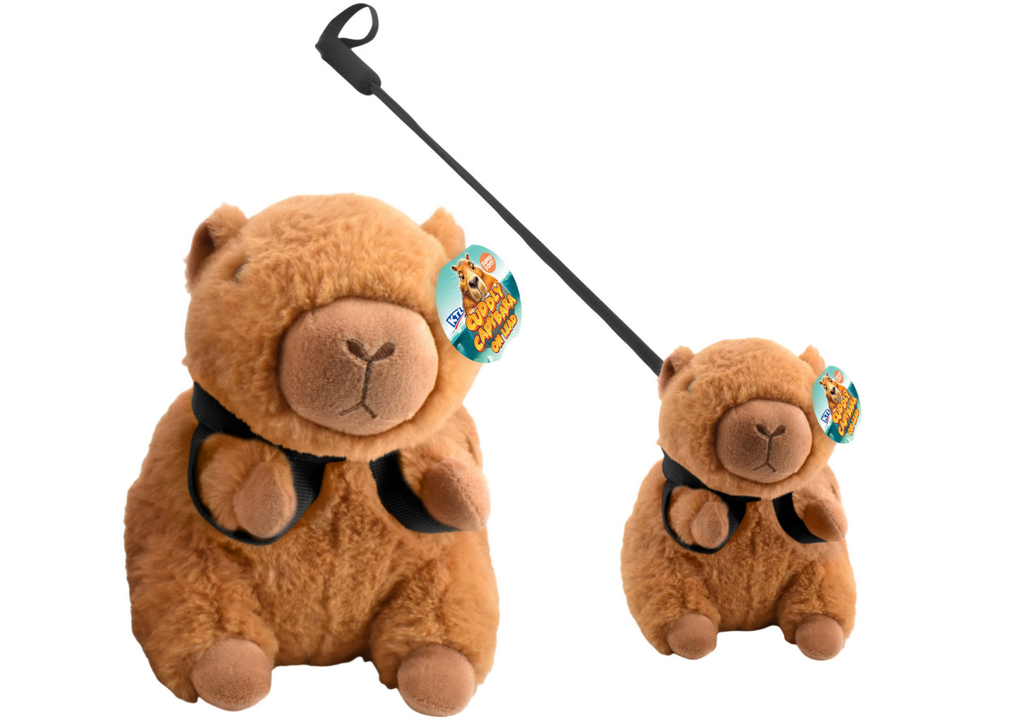Capybara On Lead 4 Asst