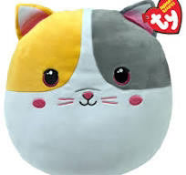 TY Snuggles Cat SquishABoo 20cm
